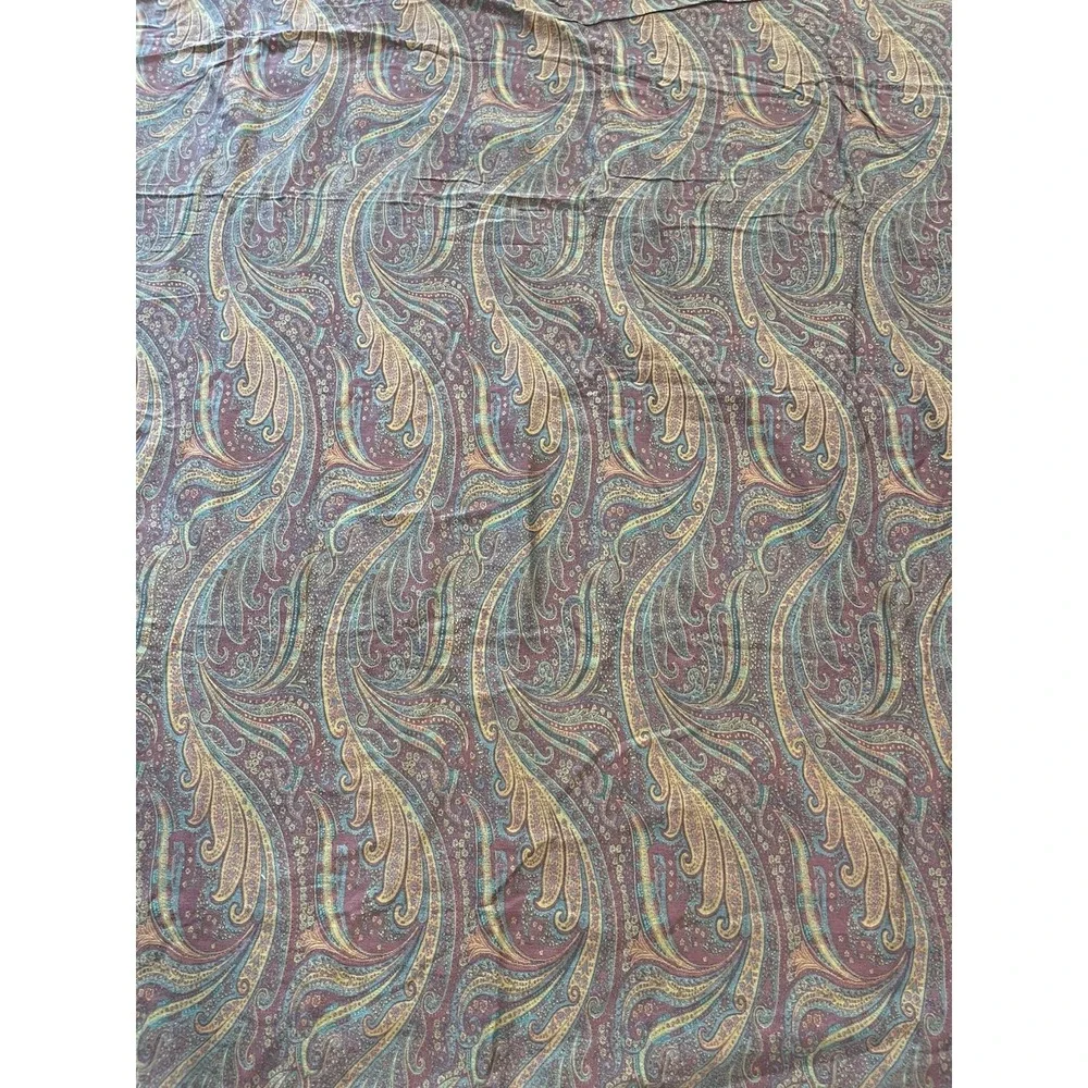 Ralph Lauren Great Barrington Paisley King Size Duvet‎ Cover Button Closure